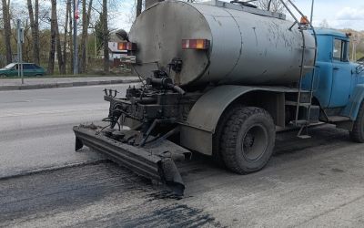 Услуги гудронатора для строительства дорог - Южно-Сахалинск, заказать или взять в аренду