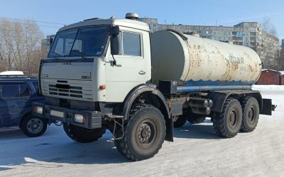 Цистерна-водовоз на базе Камаз - Южно-Сахалинск, заказать или взять в аренду