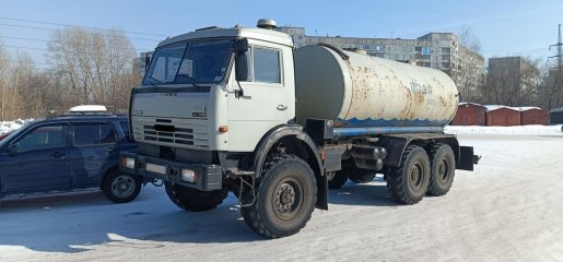 Цистерна Цистерна-водовоз на базе Камаз взять в аренду, заказать, цены, услуги - Южно-Сахалинск