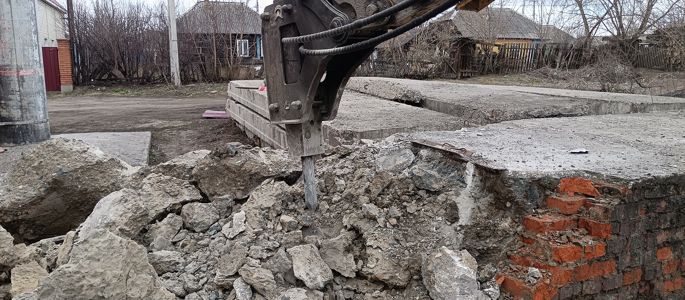 Услуги и заказ гидромолотов для демонтажных работ в Тымовском