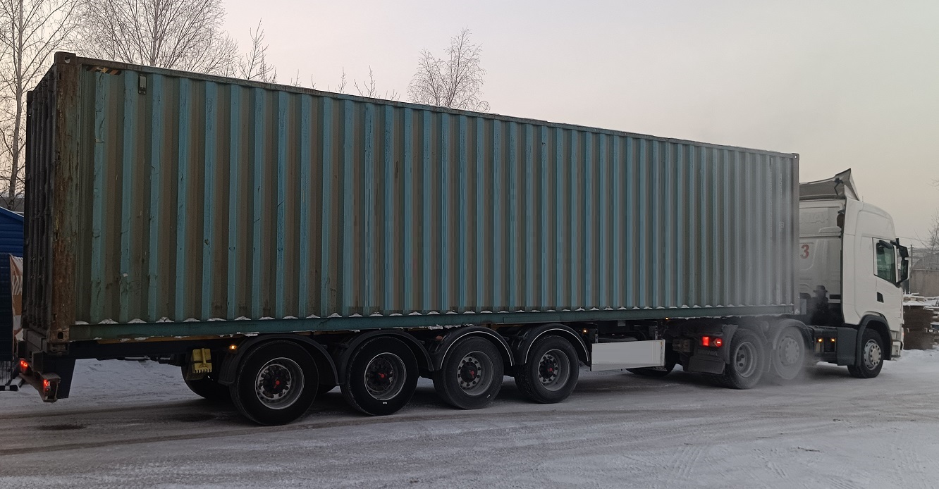 Контейнеровоз для перевозки контейнеров 20 и 40 футов в Ногликах